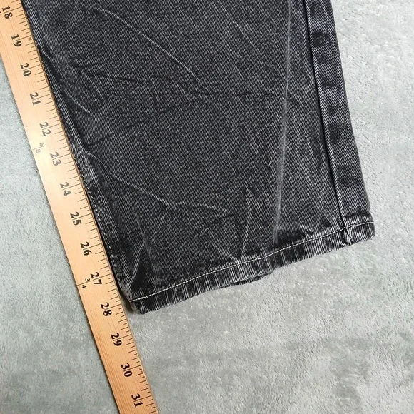 Ninth Fall Ambush Jeans Mens 36 Acid Wash Black Denim Embroidered Graffiti Snake - Picture 6 of 8